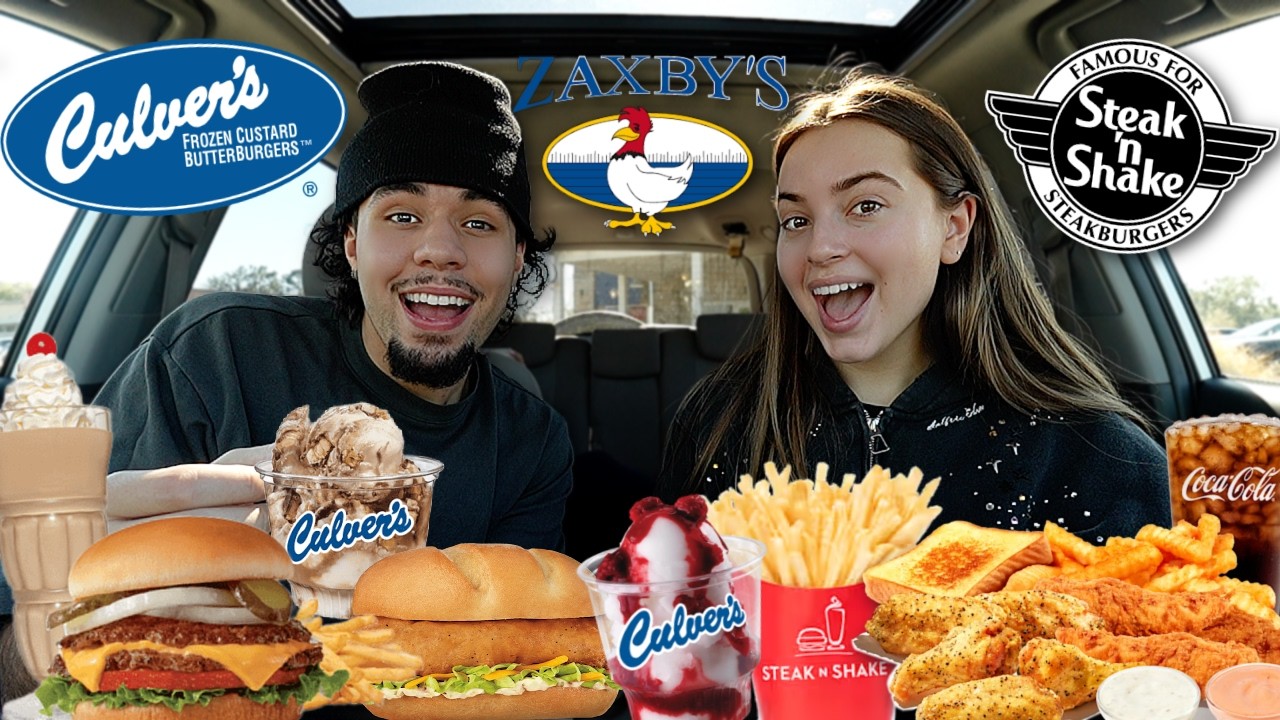 Eating ONLY Restaurants We've NEVER Tried Before For 24 Hours!!