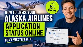 كيفية التحقق من حالة طلبك للتوظيف في Alaska Airlines عبر الإنترنت screenshot 1