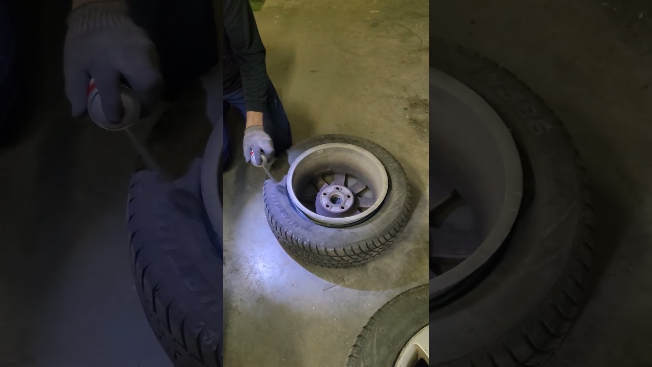 Как очень быстро накачать колесо)))