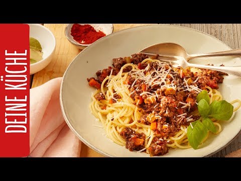 Bolognese Soße für Spaghetti selber machen - Mein Rezept. 