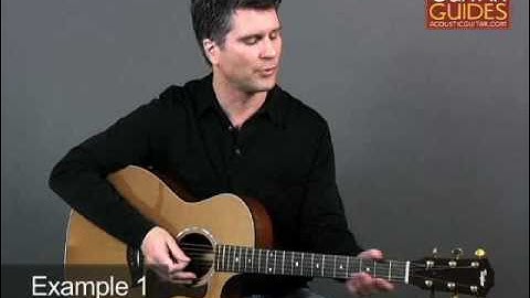 Acoustic Guitar Lesson - Slash Chords Lesson with Andrew DuBrock