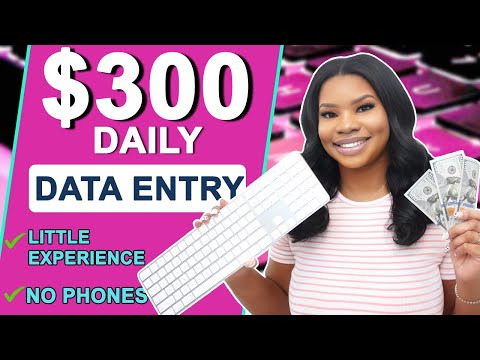 Online Data Entry Jobs: Make $300 Per Day Working from Home – No Phones Required