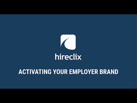 Activating Your Employer Brand - video from HireClix