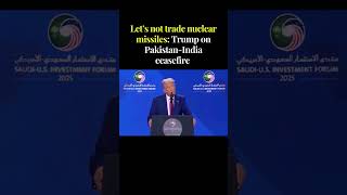 Trump Urges India Pakistan Diplomacy After Ceasefire Breakthrough