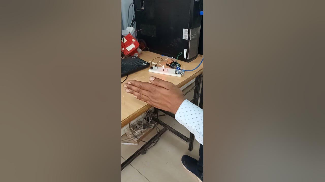 ultrasonic sensor buzzer alert distance measuring with arduino. - YouTube