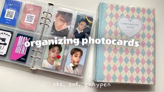 ☂️ Организация kpop карт stray kids, seventeen, enhypen в новый биндер и реорганизация | storing pcs