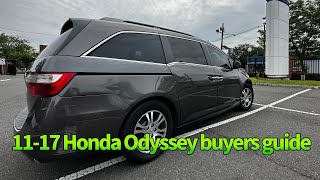2011  2017 Honda odyssey common issues