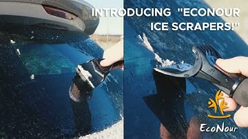 EcoNour Ice Scrapers for Car Windshield – Your Must-Have for Easy Snow Removal!