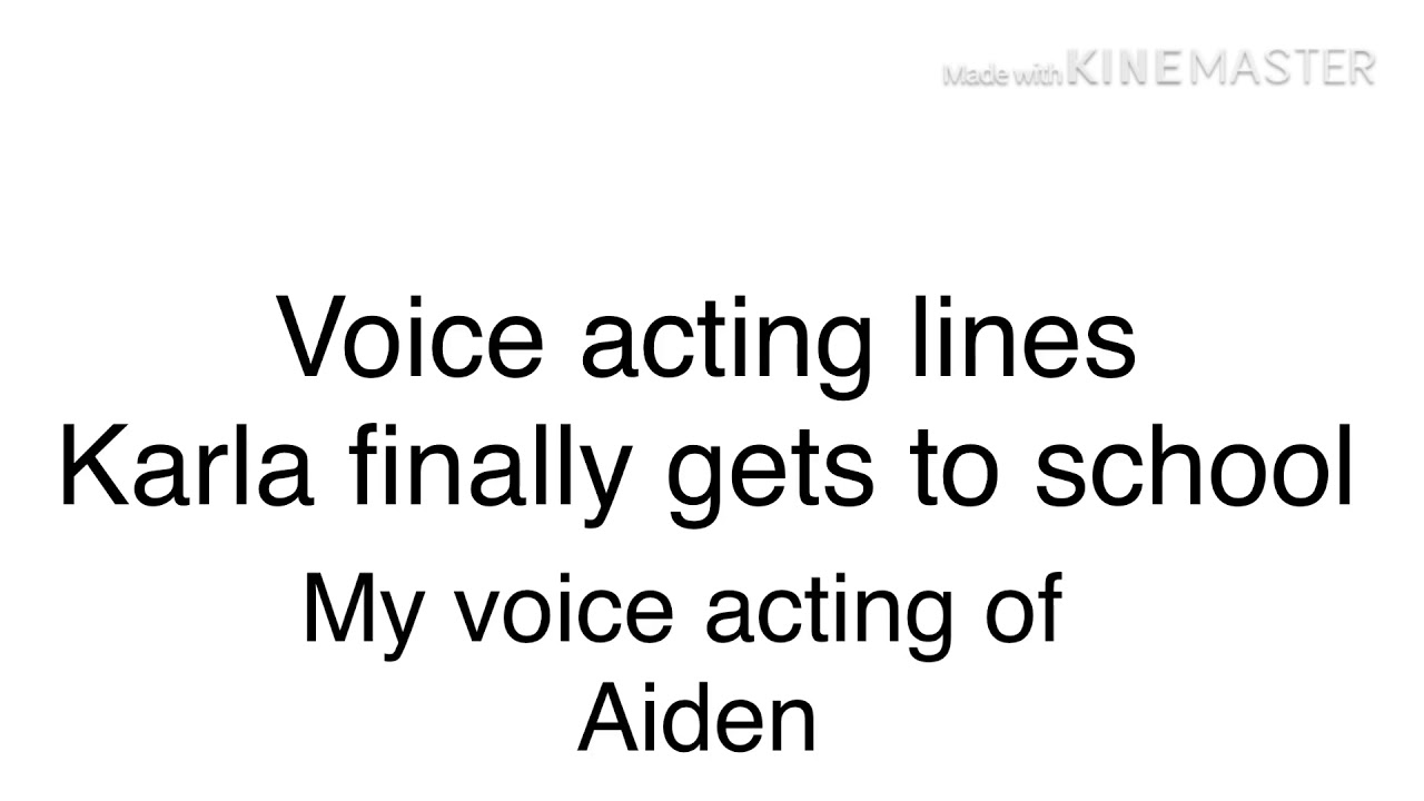 voice acting practices voice acting practices