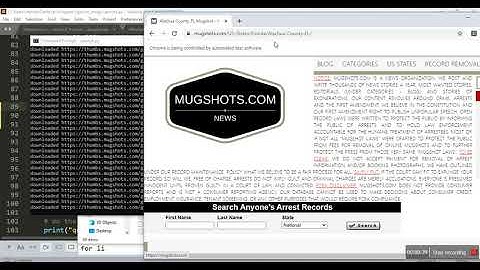 Scrapping images from MUGSHOTS.COM