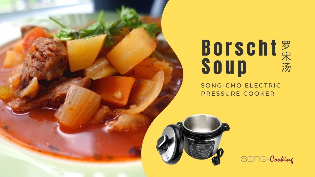 Borscht Soup (罗宋汤) SongCho 5L Electric Pressure Cooker SCEP5