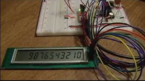 LCD Driven by ATMega328P