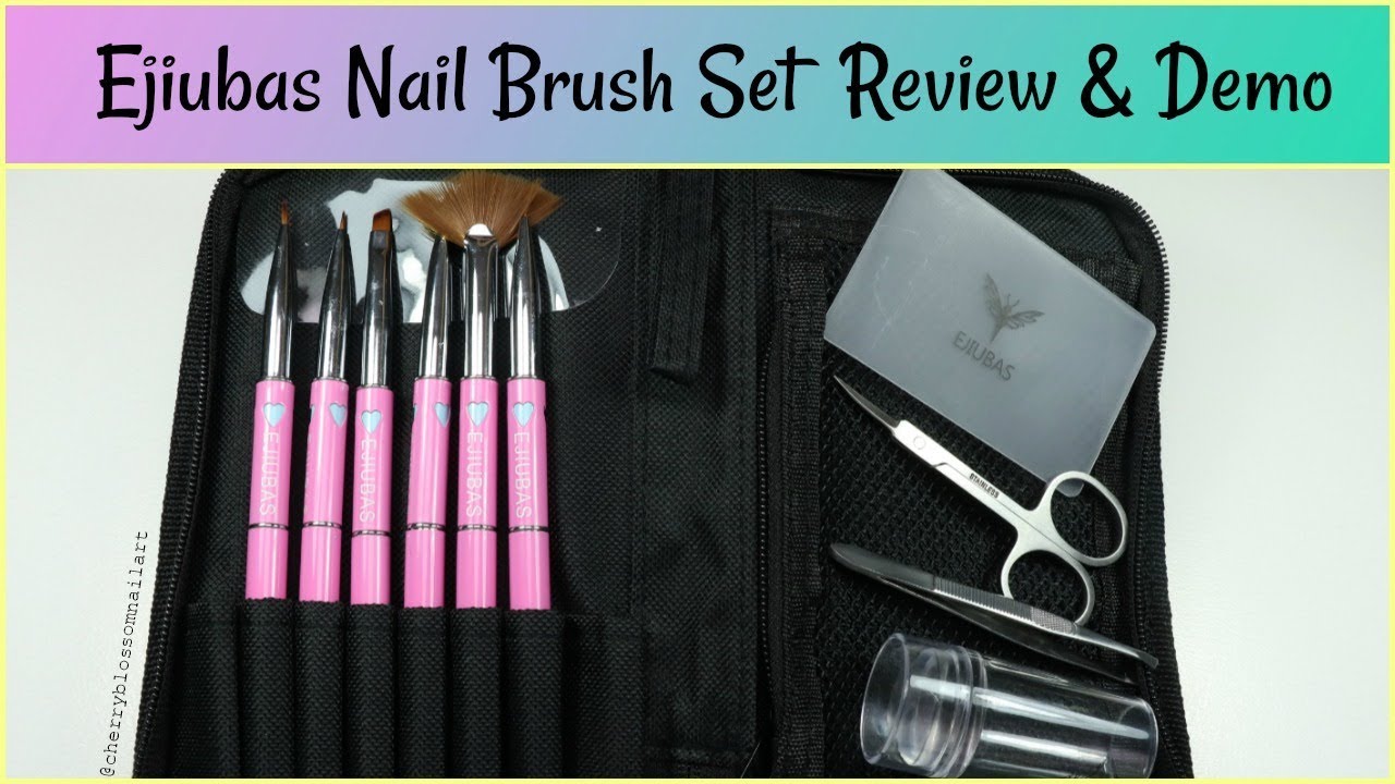 8. Ejiubas Nail Art Brush Set - wide 1