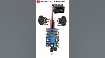 TPA3116D2 Audio Amplifier Kit Connection #shorts
