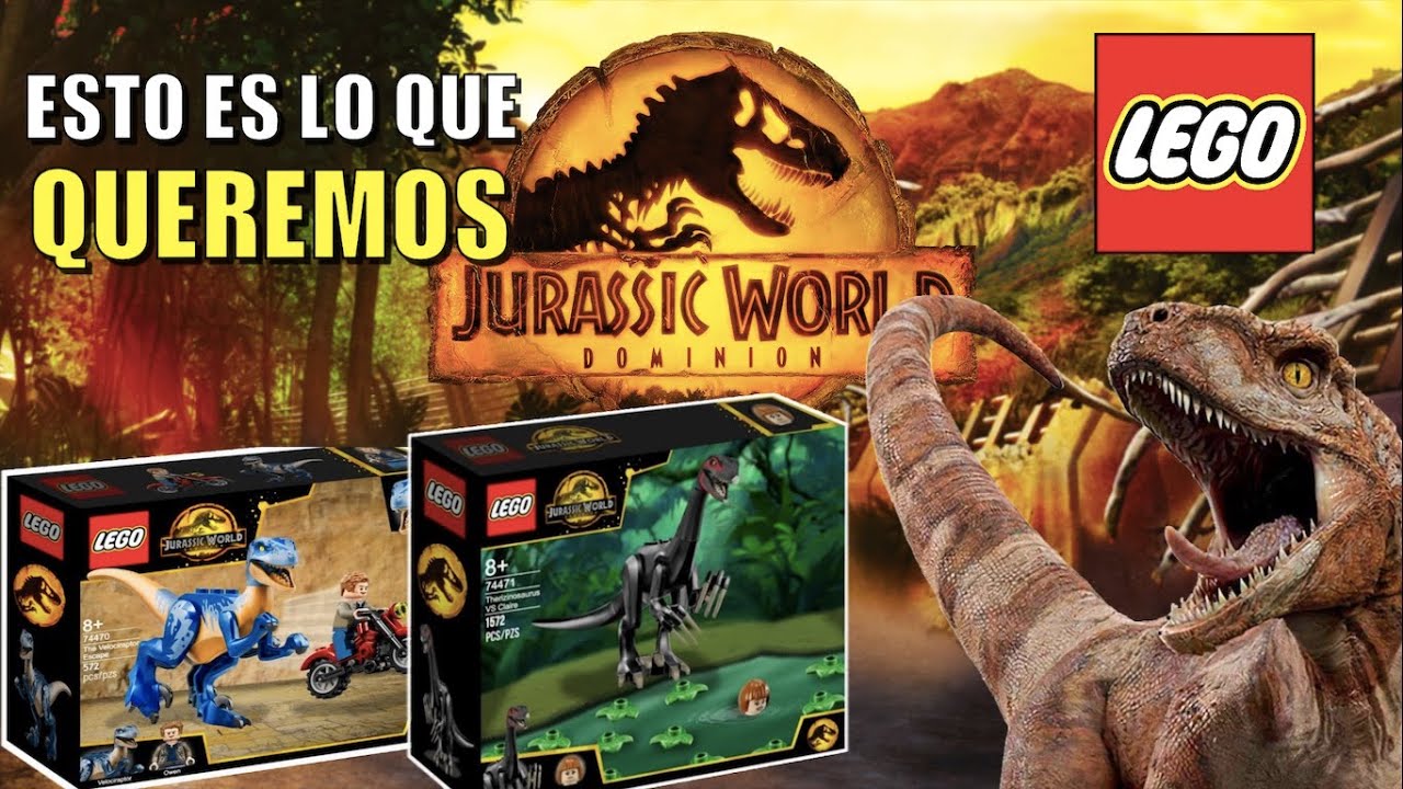 Los Sets De Lego Para Jurassic World Dominion Youtube 