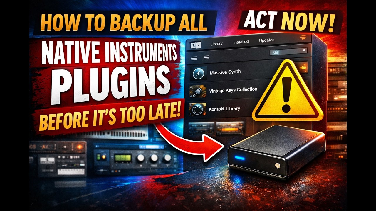 How to Backup ALL Native Instruments Plugins Before It’s Too Late - YouTube