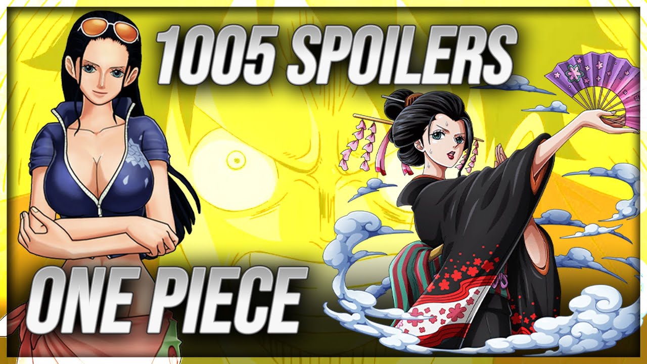 One Piece Manga Chapter 1005 Spoilers Devil Child Youtube