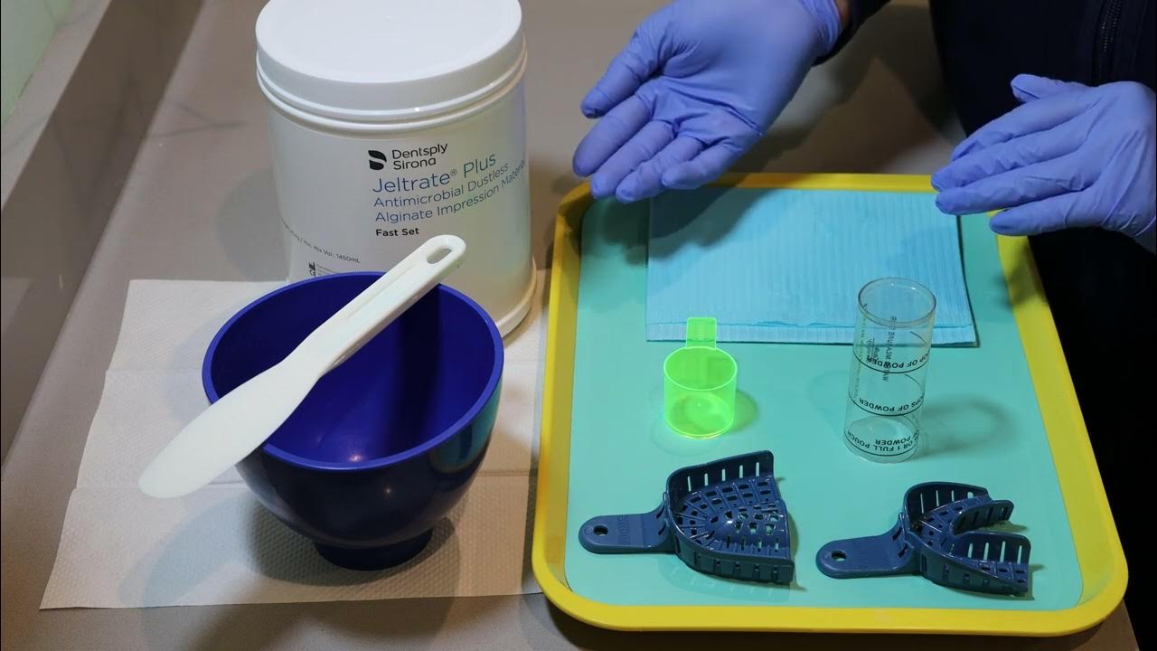 Alginate Impression Tray Setup YouTube