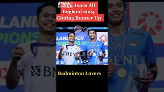 Jonathan Christie Juara All England 2024 dan Ginting Runner Up #allengland2024 #jojo #ginting #bwf