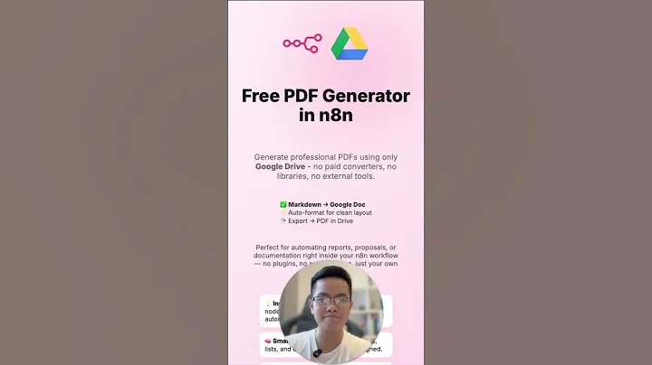 Turn Markdown to PDF in n8n – 100% Free Workflow 💥