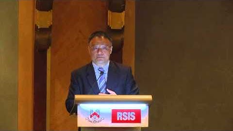 RSIS Distinguished Public Lecture by Professor Zhu Feng