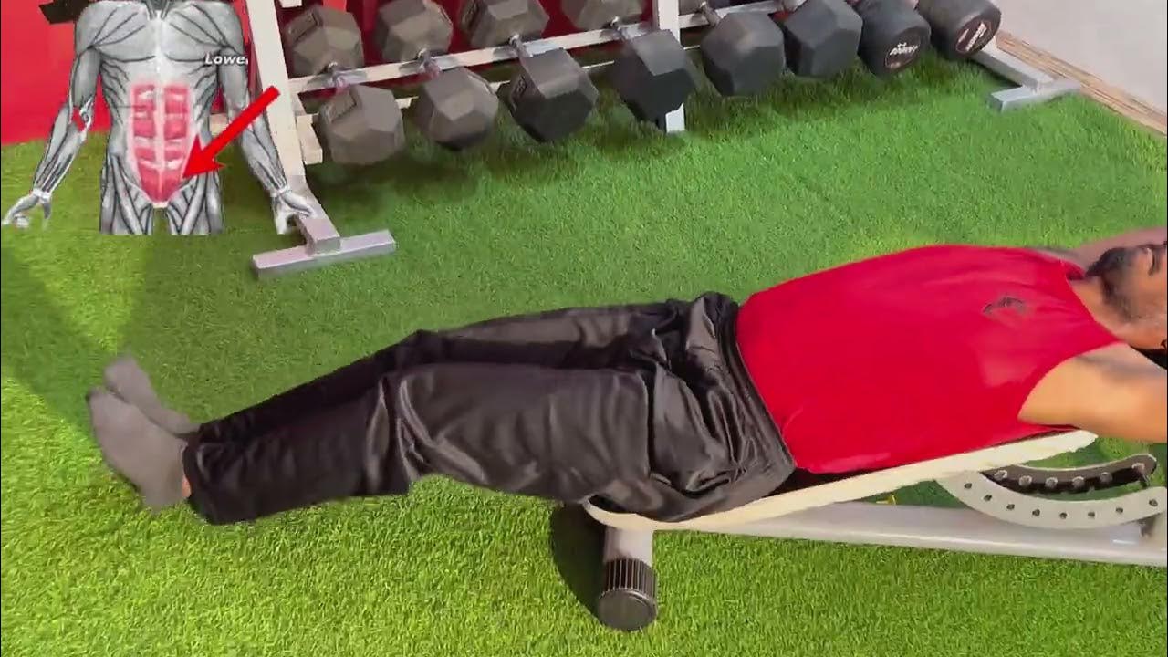 Decline Leg Raise Lower Abdomen Workout INSCULPT YouTube
