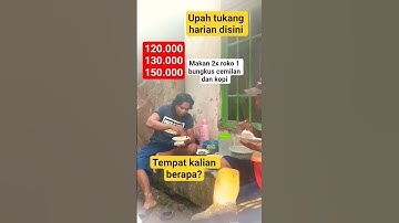 upah tukang harian #shorts
