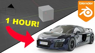 Making a Audi R8 in Blender (Start to Finish)