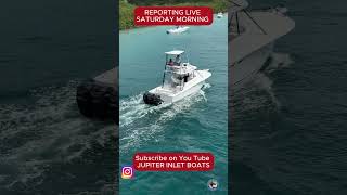 REPORTING FROM JUPITER INLET   #roughinlets #florida #boats