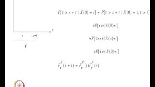 Mod-05 Lec-01 Definition, Kolmogrov Differential Equations and Infinitesimal Generator Matrix