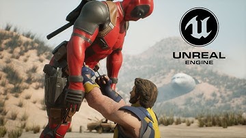 Deadpool vs Wolverine: Epic Battle Reimagined in Unreal Engine