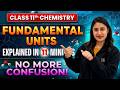 Class 11 Chemistry | Fundamental Units Explained in 11 Minutes | No More Confusion | By Nitika Ma'am