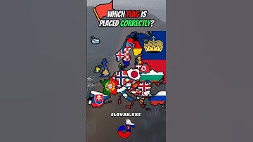 Which flag is placed correctly?