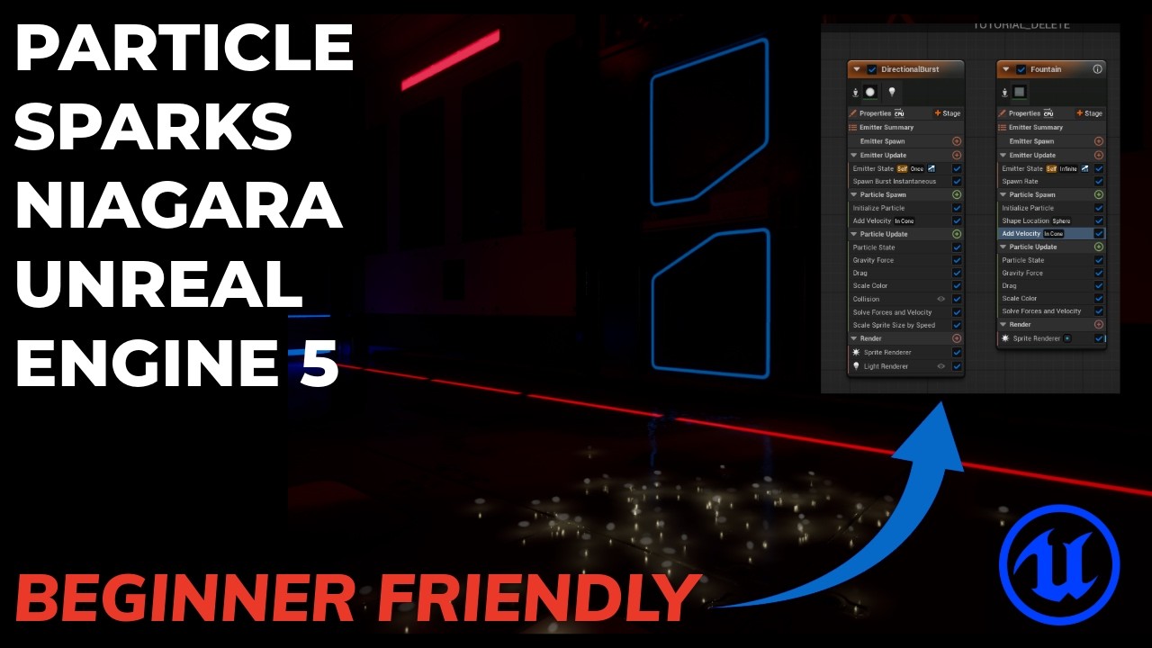 BEGINNER FRIENDLY PARTICLE EFFECT TUTORIAL UE5 #unrealengine5 #fyp # ...