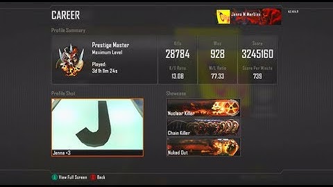 BO2: Prestige Master Combat Record Video (Jenna M Marbles) (No Spawn Trapping)