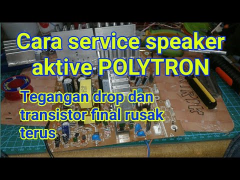 Cara service aktive polytron Transistor final jebol terus @multyteknikaelektro9486