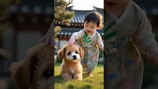 Best Walking Buddies! 🥺❤️ Little Girl Walking Her Fluffy Puppy (Heartwarming) screenshot 5