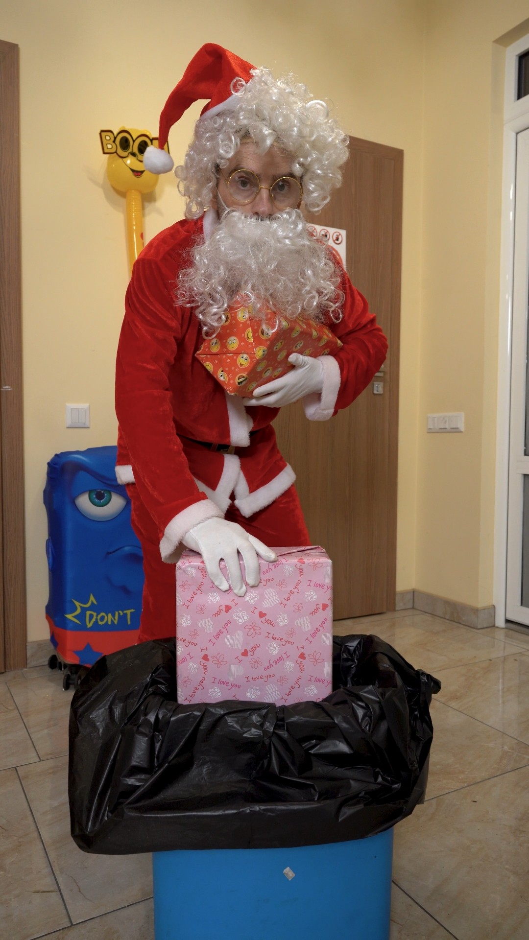 She doesn't want to be left without presents for Christmas.