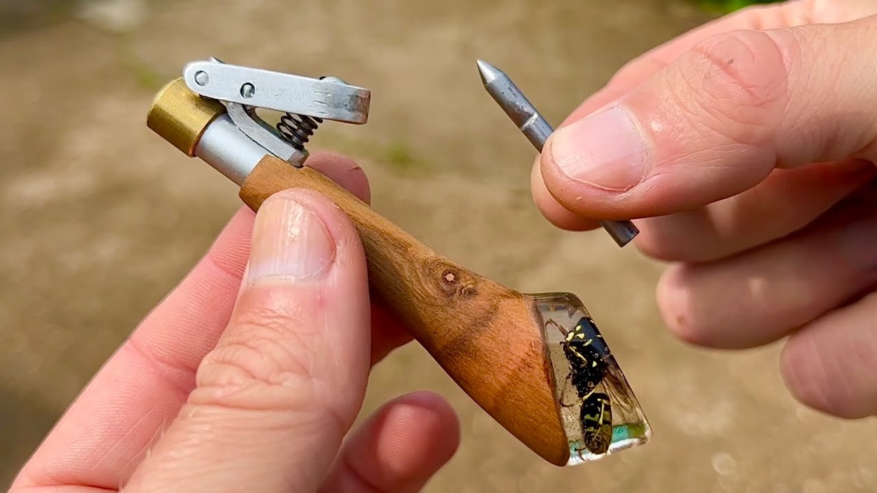 Making a tiny crossbow 