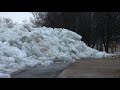 Historic Great Lakes Windstorm & Lake Erie Ice Shove - Full Vid - 02/24/2019