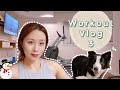 【Workout Vlog 3】跟Pamela帕梅拉锻炼过圣诞🌲和边牧一起健身可行吗？差点变成邓布利多