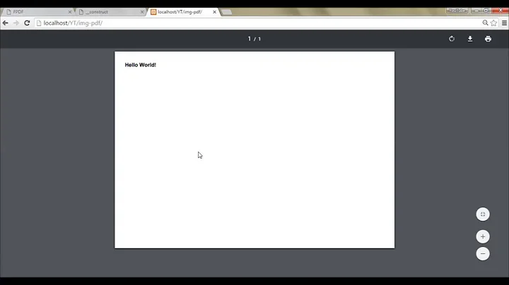 Create PDF using PHP -  FPDF -  2 -  Options available in  Constructor