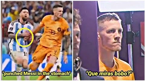 FIFA has made a video explaining why Lionel Messi is upset with Wout Weghorst.