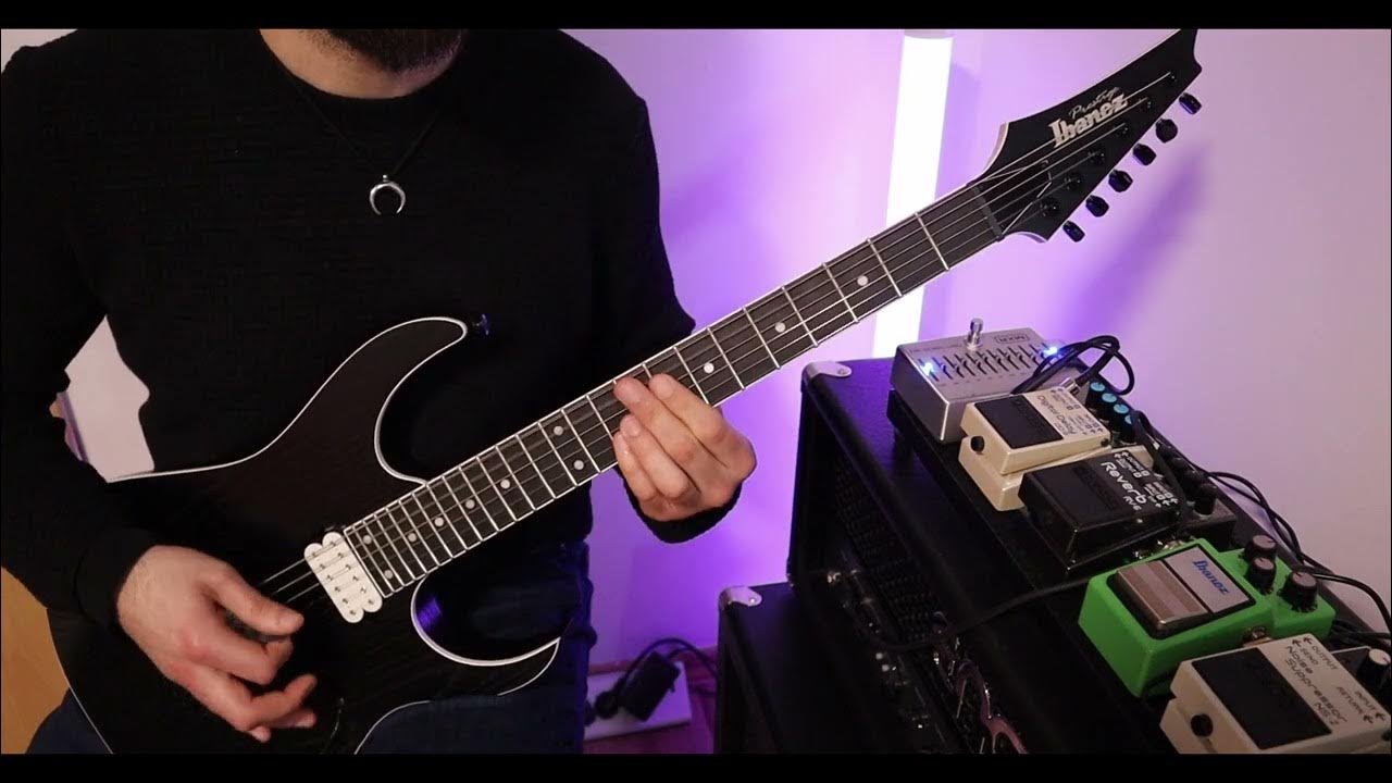 DISTORTION GUITAR RIFFS IBANEZ RGR652AHBFWK PRESTIGE YouTube