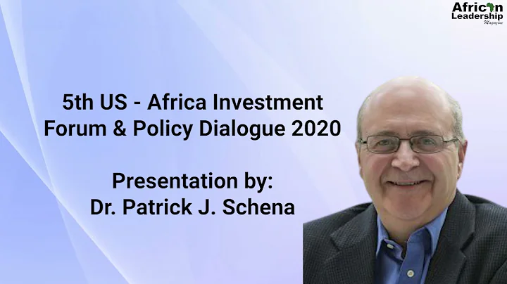 Prof. Fletcher School, Tuffs Uni., USA - Dr Patrick J. Schena - 5th US-Africa IF & PD 2020