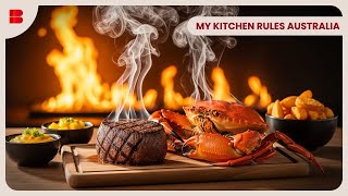 Danny & Sonia Serve Townsville Mud Crab Surf Turf | My Kitchen Rules Australia
