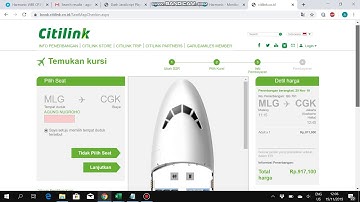 Cara Check In Maskapai Citilink via Web