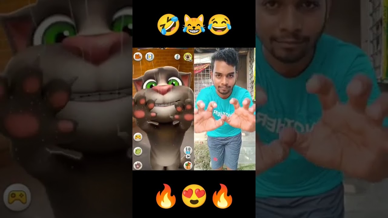 Talking Tom Best Real life Funny Reactions ??? #shorts