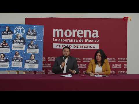 Conferencia de Prensa Morena CDMX