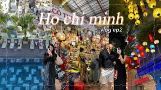 [호치민 Vlog ep2.] 호치민에서만 꽉 채운 일정♥︎ | 라시에스타 프리미엄, 벤탄시장, 사이공키치, 여행자의 거리